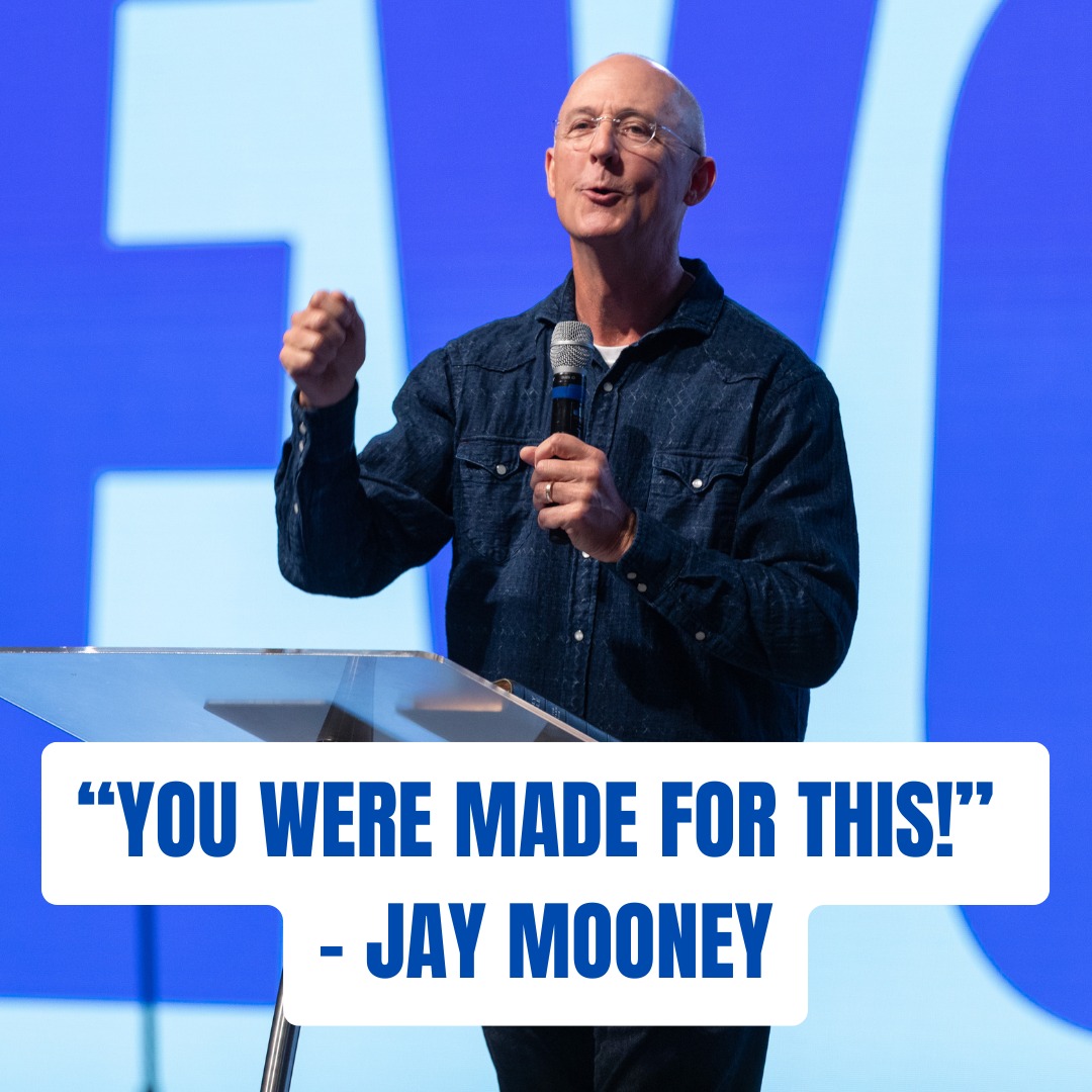 Looking back on EveryONE25 has us thinking of this reminder from Jay Mooney, Chief Ministries and Resources Officer of the Assemblies of God. Never forget that YOU were made for this! 📷📷