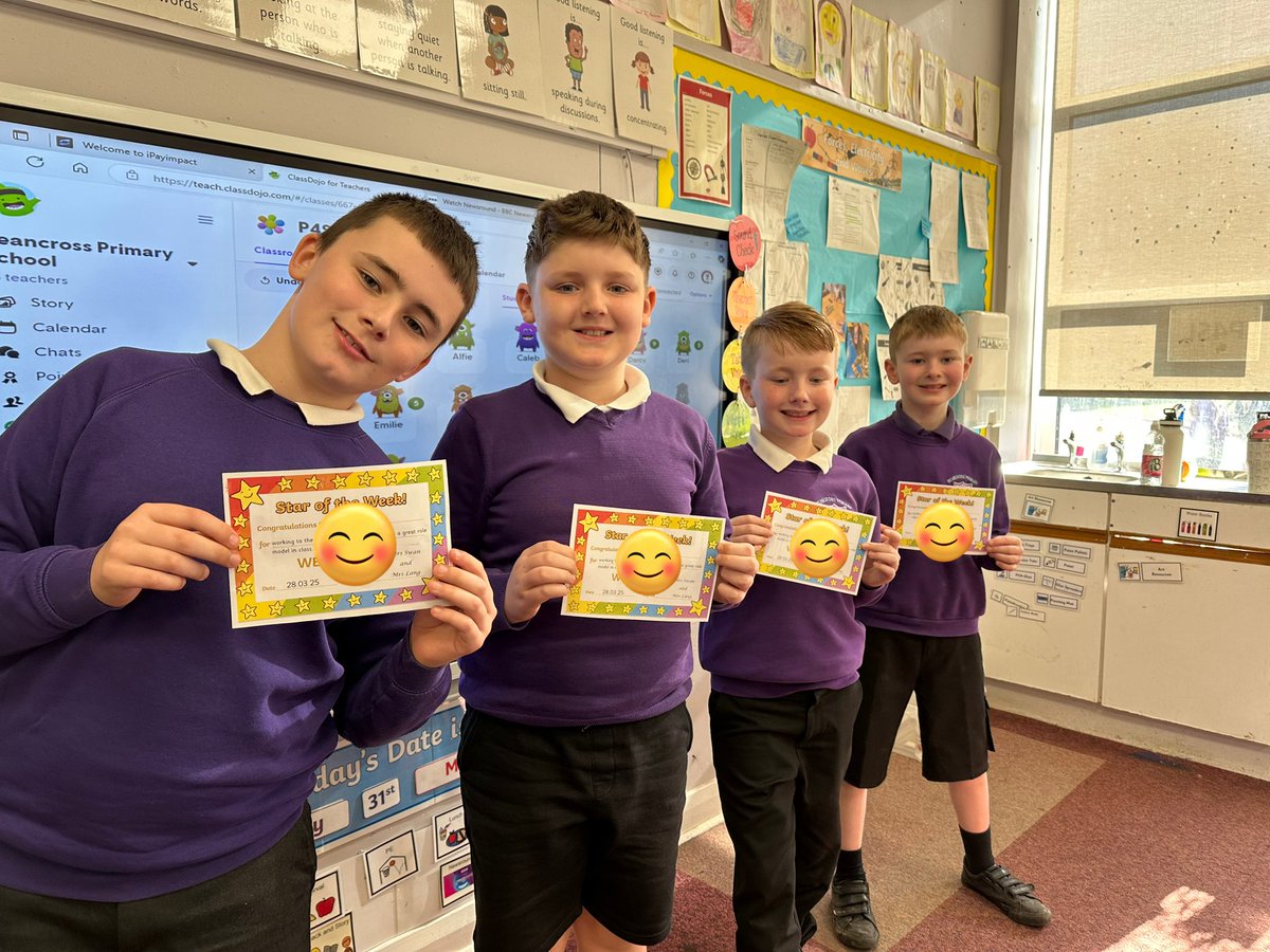 Well done to these ‘Stars of the Week’ 👏🏼 🥳 <a href="/BPSMrsLang/">Mrs Lang</a>