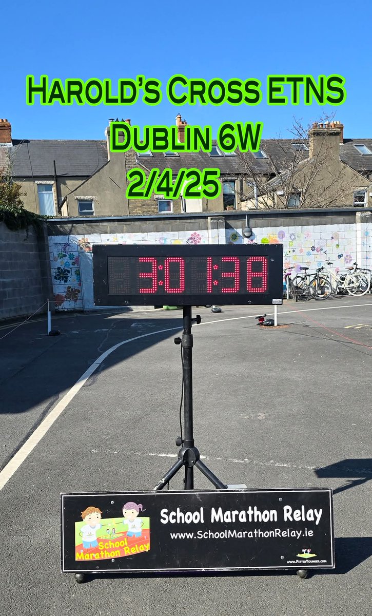 Fitter Younger (@fitteryounger) on Twitter photo <a href="/fitteryounger/">Fitter Younger</a> had a brilliant day at <a href="/hxetns/">HaroldsCrossETNS</a>! Well done to everyone who took part in the ##SchoolMarathonRelay today!! #FitterYounger #fullschoolevent #getkidsrunning #fitkids #marathon #ActiveSchool #runrunrun
SchoolMarathonRelay.ie <a href="/fitteryounger/">Fitter Younger</a> had a brilliant day at <a href="/hxetns/">HaroldsCrossETNS</a>! Well done to everyone who took part in the ##SchoolMarathonRelay today!! #FitterYounger #fullschoolevent #getkidsrunning #fitkids #marathon #ActiveSchool #runrunrun
SchoolMarathonRelay.ie