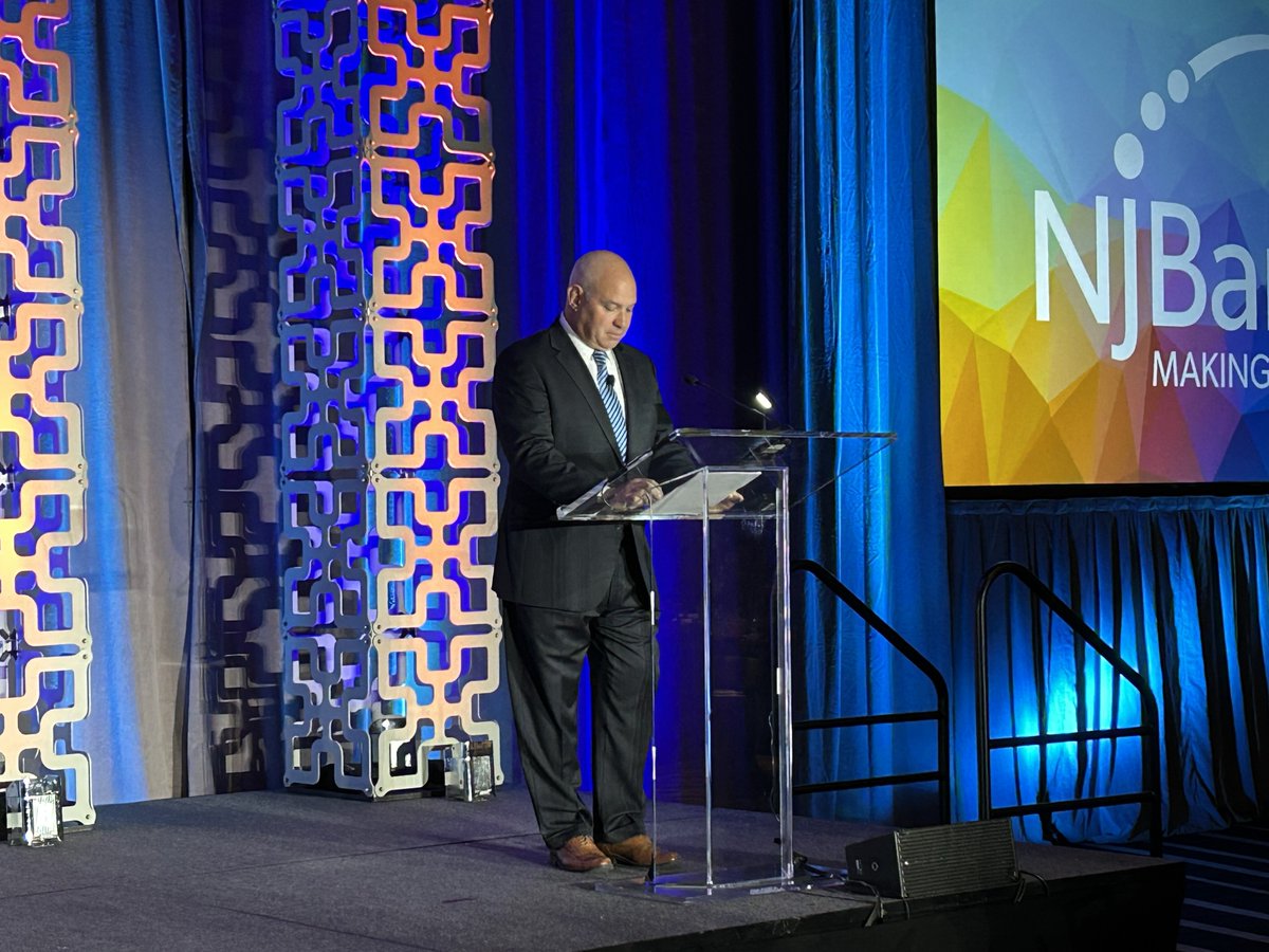 NJBankers President and CEO Mike Affuso kicks off the 119th Annual Conferenc.