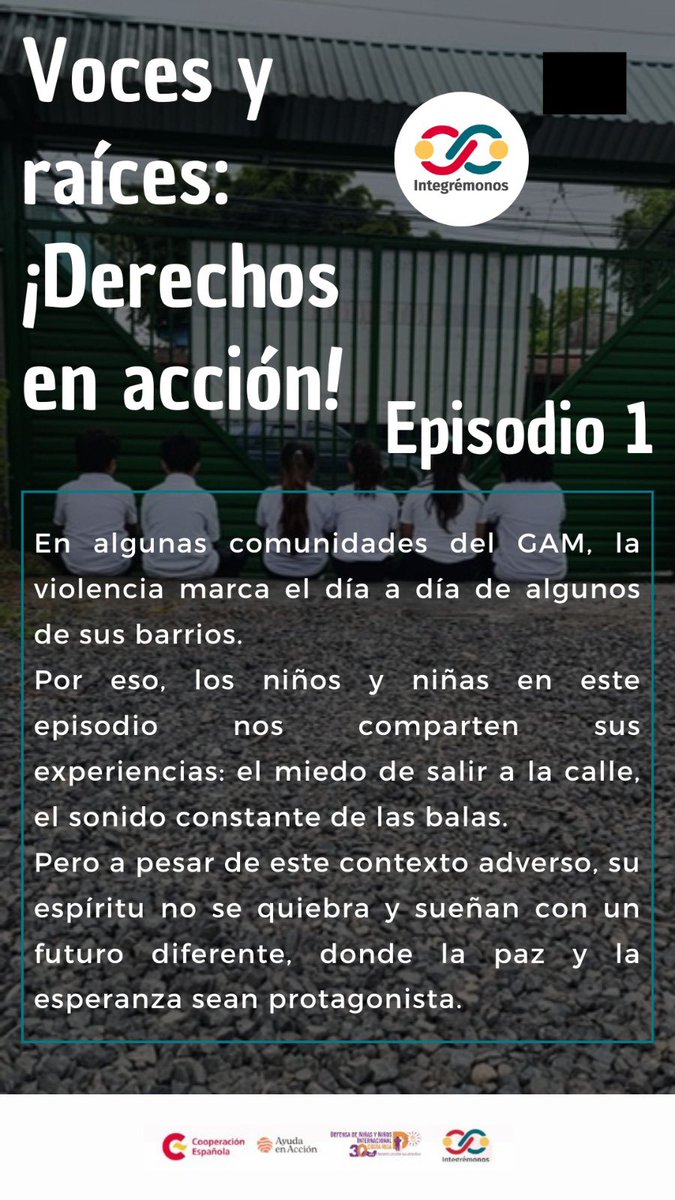 dnicostarica's tweet image. Episodio #1: Podcast #VocesyRaices

Spotify open.spotify.com/episode/7cBZYT…

YouTube
youtube.com/watch?v=BIqjsJ…

#DerechosEnAcción #Niñez #Paz
#Podcast
#Voces y raíces: ¡Derechos en acción!
@dnicostarica 
#Integremonos
#AECID #AyudaEnAccion
