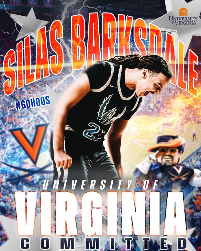Ryan Odom lands another one!

Flips VCU 4-star commit Silas Barksdale to UVA, the second 4-star out of the state of Virginia for Odom.

Barksdale is a 6'8" big with high-level rebounding ability and a really unique skillset.