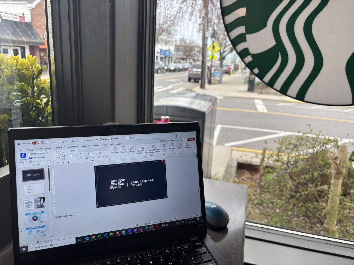 Grateful for #starbucks free wifi and decaf options. 4th visit for work/power up this trip.  #productivity #worktravel