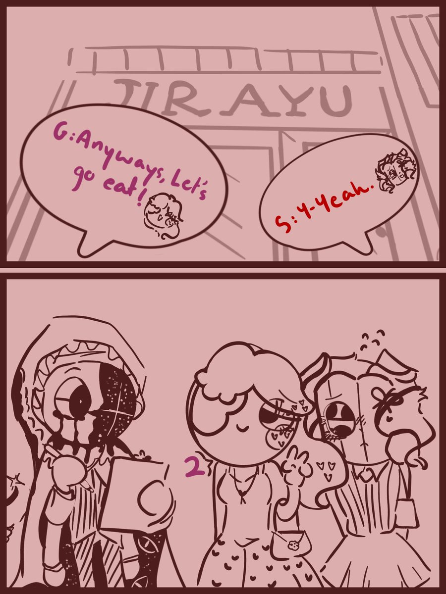 gingerypastry's tweet image. A Taste of Romance
Sugarcookie comic🧁🍪
Pt.1
3/6