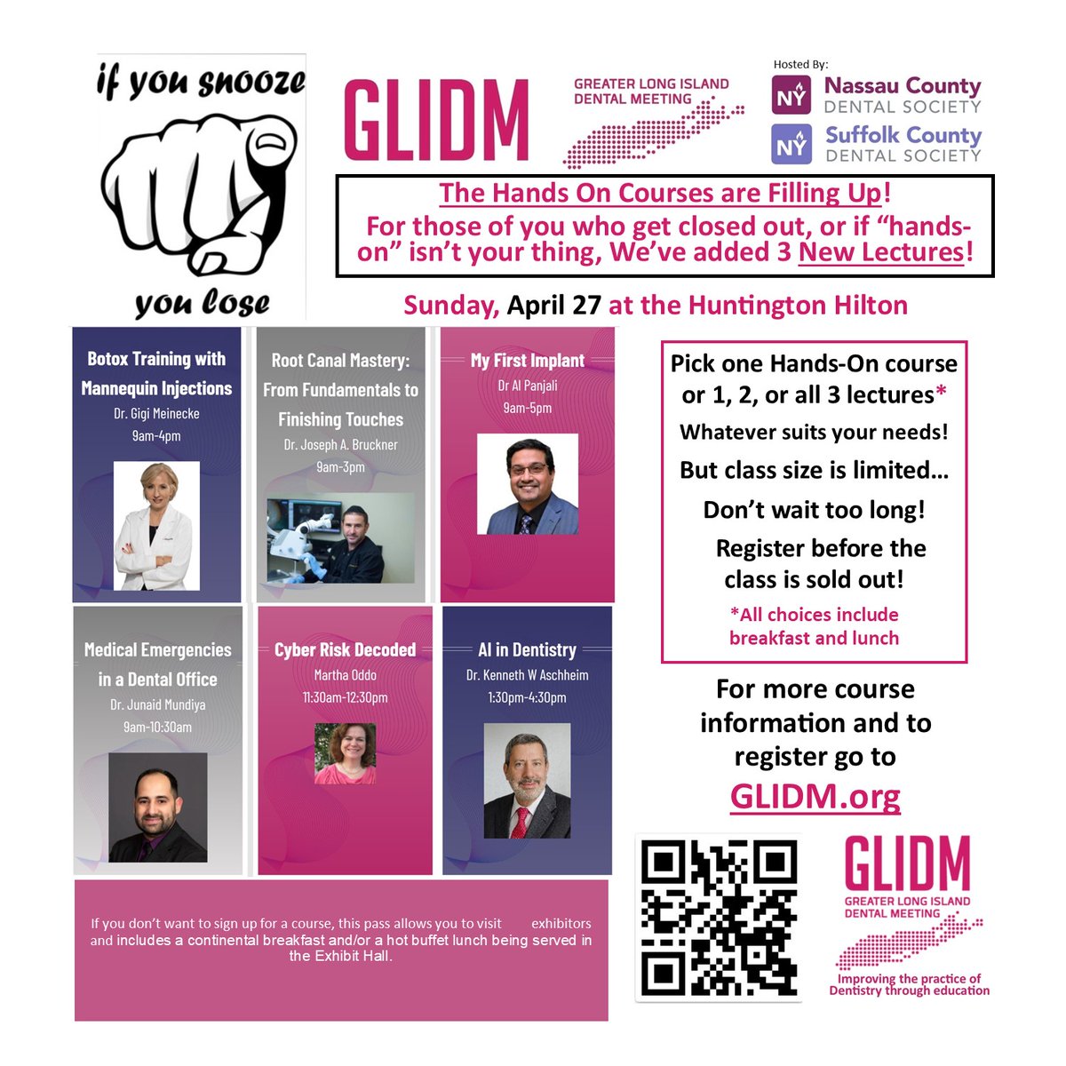 GLIDM is 3 Weeks away! Sign up now before your course is CLOSED OUT! GLIDM.org