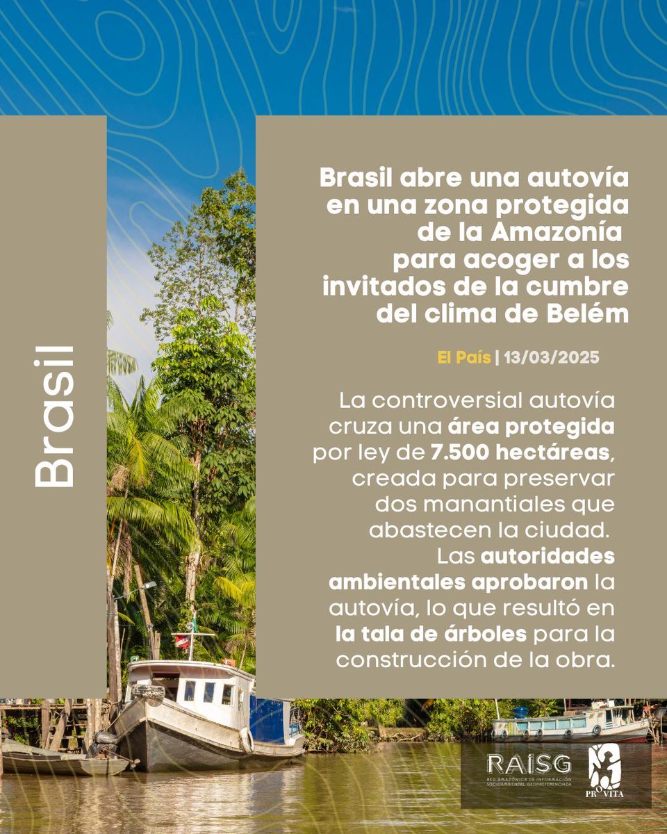 ¡Mantente informado sobre la Amazonía! 🌍📰 Este último mes, los medios nacionales e internacionales reportaron nuevos acontecimientos en la región.

🗨️  Comunidad Indígena Yanomami recibe atenciones en jornada de Salud Integral.
⚠️  Derrame de Petróleo contamina comunidad en