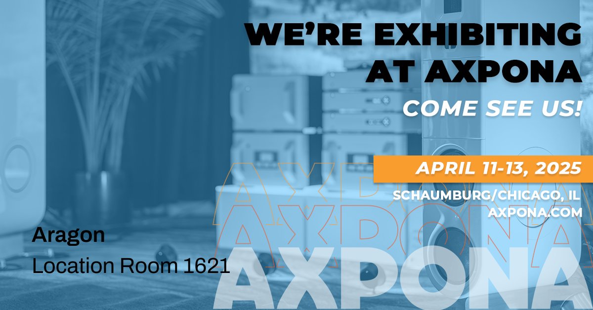 We’re happy to announce that we’ll be at #AXPONA on April 11 -13 in Chicago! Visit us in room #1621 for an amazing #AragonAV 2-channel demo!