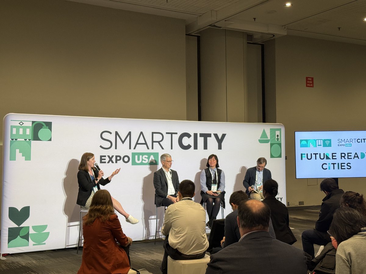 Stephen Goldsmith (@goldsmithongov) on Twitter photo A great panel today at <a href="/SmartCityExpoUS/">Smart City Expo USA</a> with Shin-pei Tsay, Vítor Moreira, and Shannon Macika. Always a pleasure to talk #smartcities, #govinnovation, and bold solutions, while playing a little "smart city mythbusters." A great panel today at <a href="/SmartCityExpoUS/">Smart City Expo USA</a> with Shin-pei Tsay, Vítor Moreira, and Shannon Macika. Always a pleasure to talk #smartcities, #govinnovation, and bold solutions, while playing a little "smart city mythbusters."