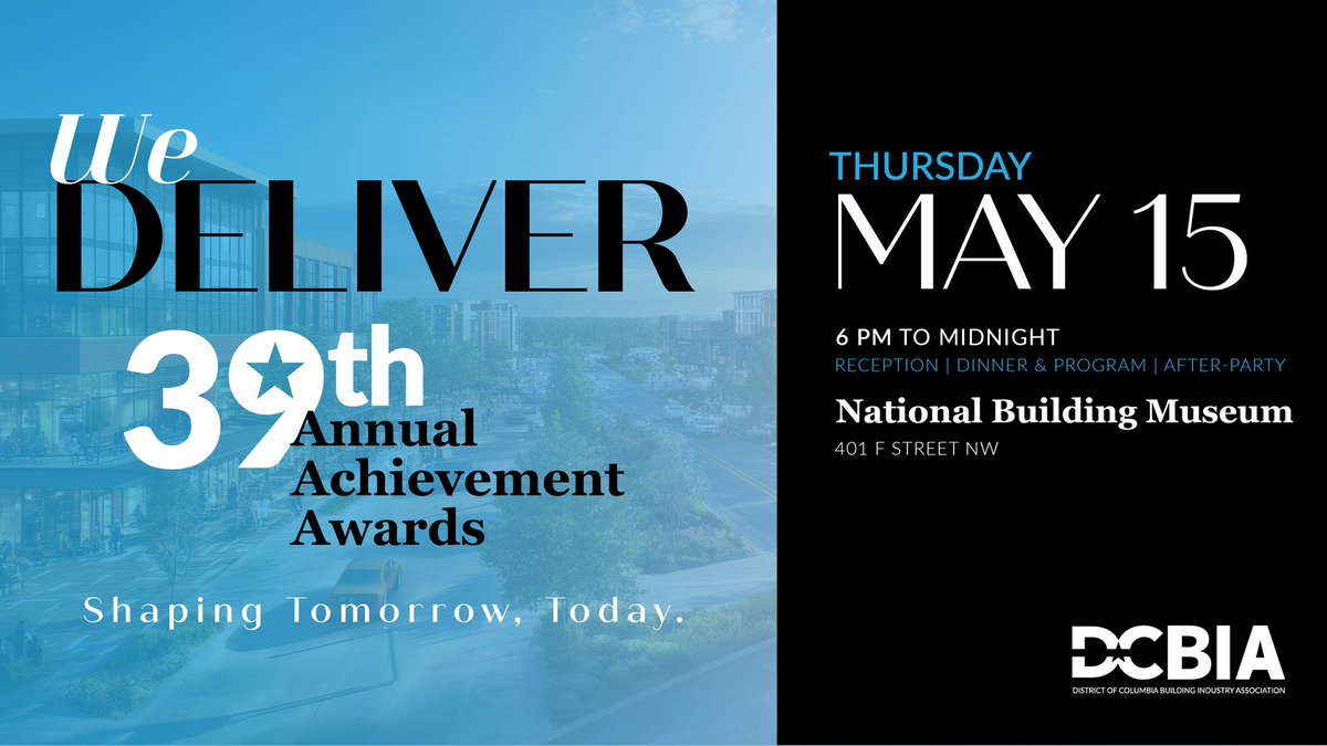DCBIA Young Leader Award: Nominate by April 7th! bit.ly/4ckPAou
