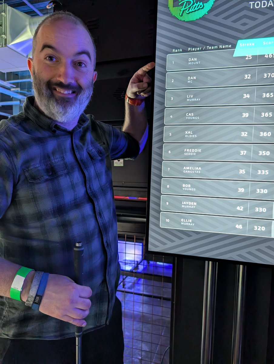 I don't mean to brag - but I've just smashed the daily high score at Level X crazy golf! So proud!