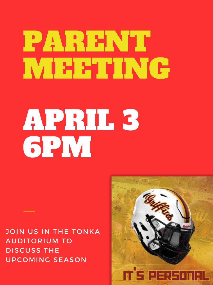 Excited to see everyone tomorrow to discuss Spring Ball and the upcoming season! #ItsPersonal