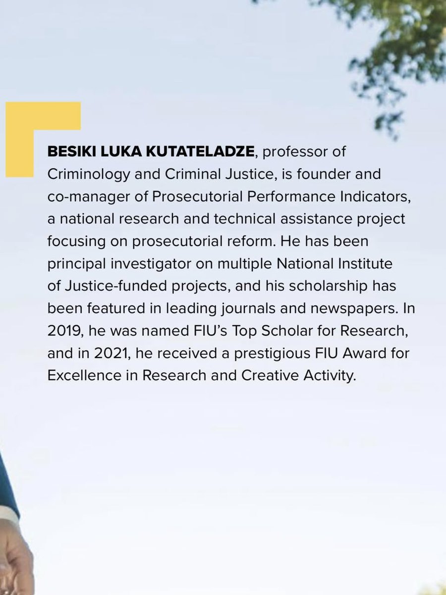 Prosecutorial Performance Indicators (@theppis) on Twitter photo PPI co-founder <a href="/BesikiLuka/">Besiki Luka Kutateladze</a> continues to lead in research and reform. From NIJ-funded projects to national recognition, his work is shaping the future of prosecution. #PPIs #JusticeReform #FIU #CriminalJustice PPI co-founder <a href="/BesikiLuka/">Besiki Luka Kutateladze</a> continues to lead in research and reform. From NIJ-funded projects to national recognition, his work is shaping the future of prosecution. #PPIs #JusticeReform #FIU #CriminalJustice