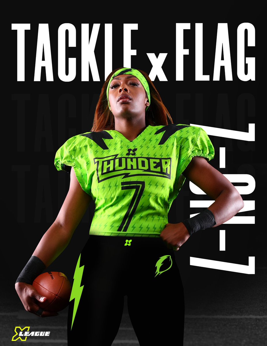BREAKING 🔊 X League’s hybrid 7-on-7 format of TACKLE x FLAG set to become a patented and exclusive play-format 🚀 delivering the intensity + physicality of TACKLE 😤 x the speed + scoring of FLAG 🔥