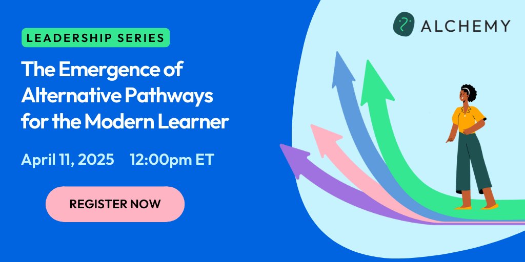 alchemybynectar's tweet photo. Student needs are evolving—and institutions are responding.
📆 Join us Friday 4/11 to explore how leaders are building alternative pathways to drive #StudentSuccess 👉 https://t.co/ZLdyZizAgN

#highered #alternativepathways https://t.co/56VQVfYNb1