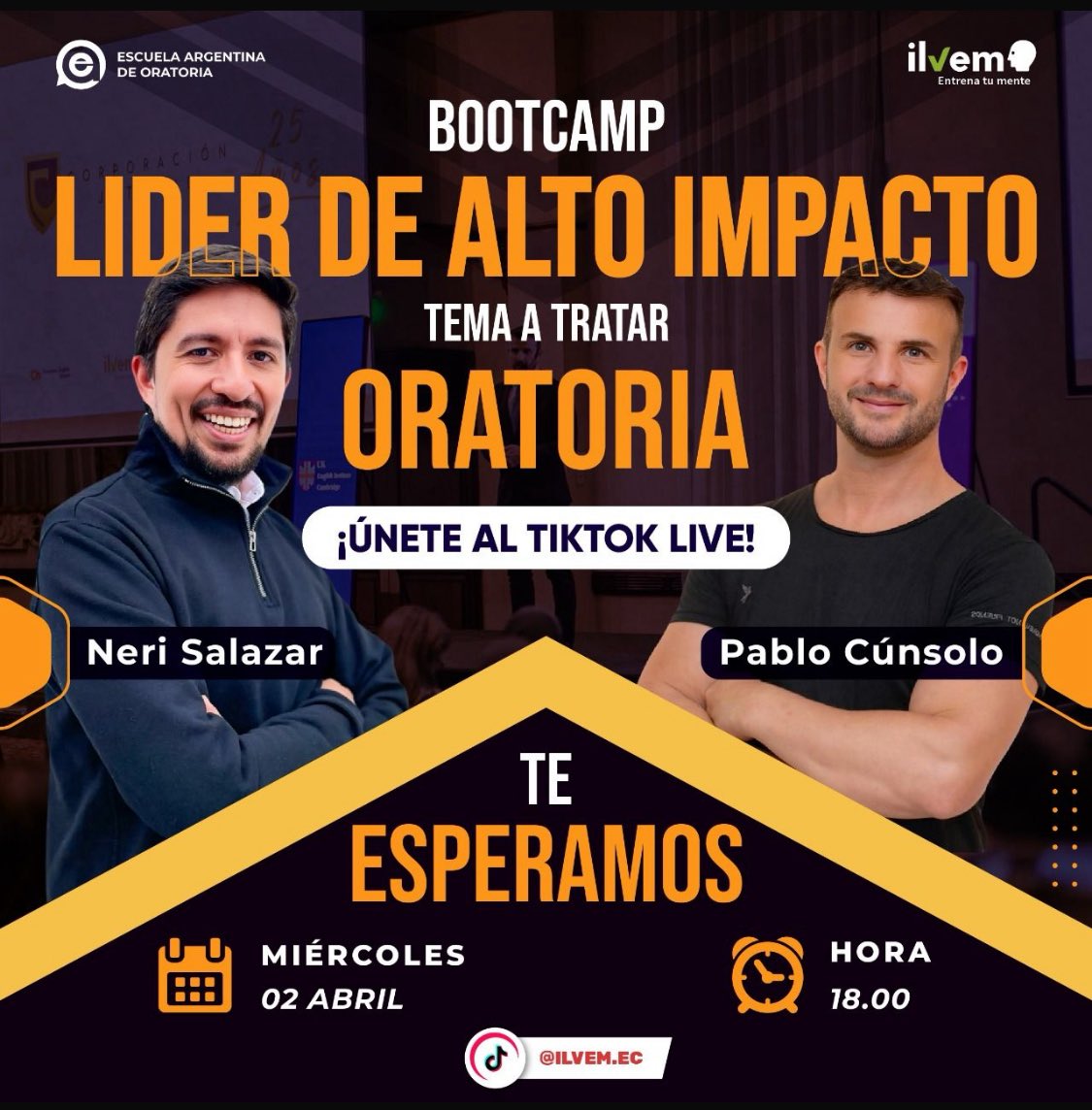 18:00hs (Ecuador)
20:00hs (Argentina)