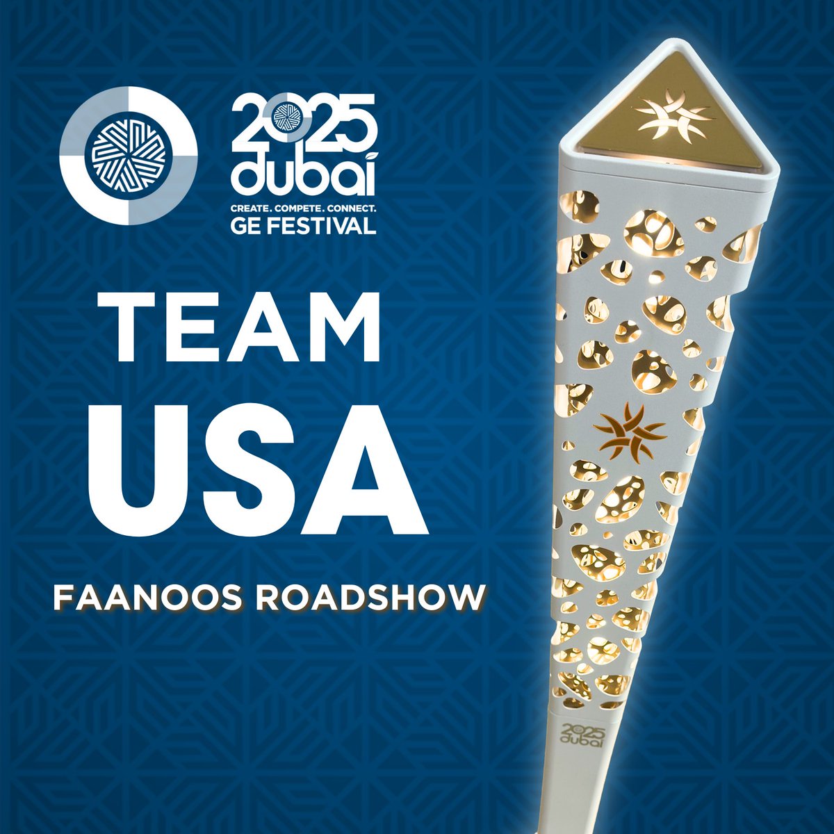 Before the GE Festival 2025 in Dubai, the Faanoos, a symbolic flame, will unite Jamats worldwide in a celebration of sportsmanship and excellence. Meaning “lantern” in Arabic, its design reflects unity and culture. Stay tuned for your city's roadshow stop in April or May! #LetsGo