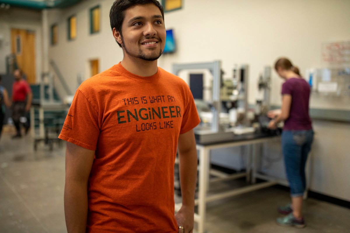 AdamStateCSUme's tweet image. Engineering = Endless Opportunities
With a mechanical engineering degree from Adams State &amp;amp; CSU, you could design:
Airplanes

Robots

Green Energy Tech

And so much more

What’s your engineering dream job? Comment below! #FutureEngineer