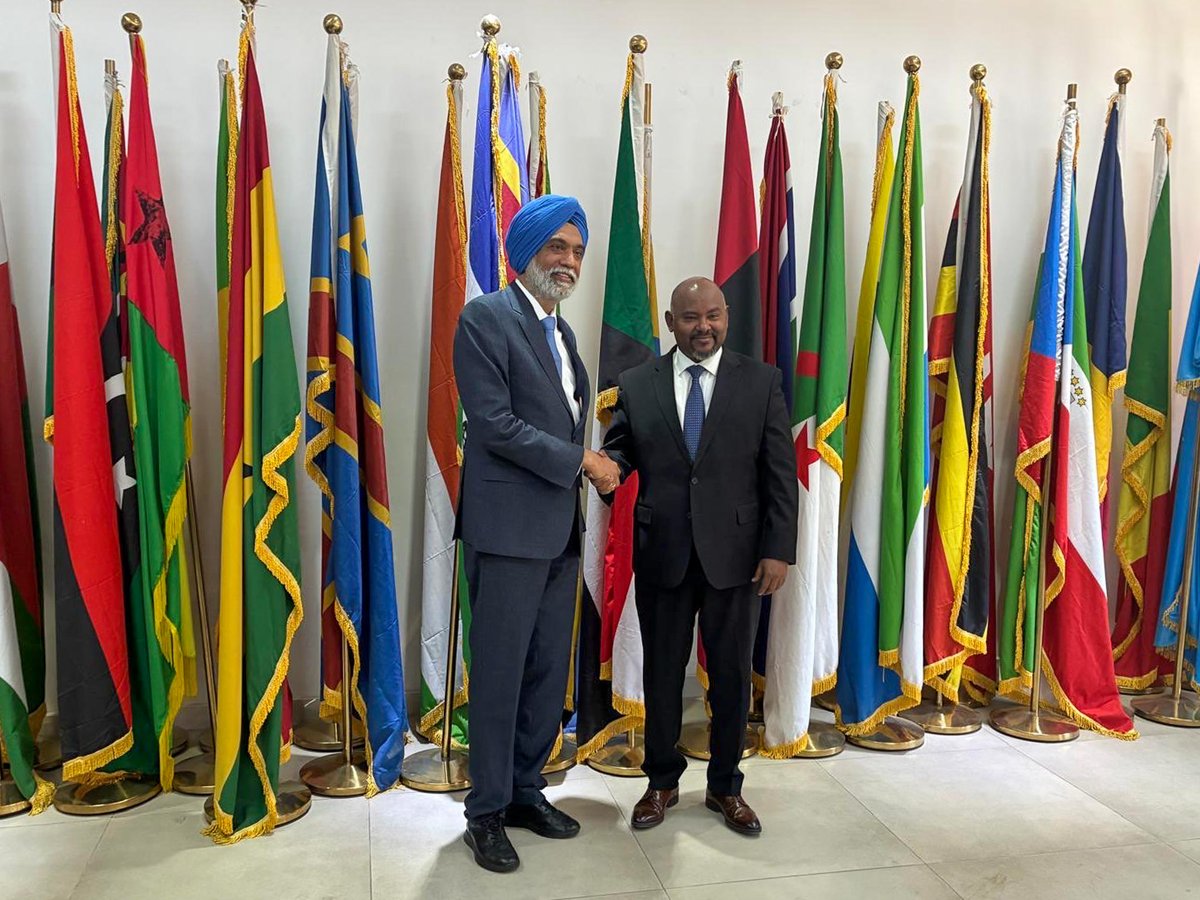 UN Office for Digital and Emerging Technologies (@odet_un) on Twitter photo USG <a href="/gioasempre/">Amandeep Gill</a> met with Ministers <a href="/BeleteMG/">Belete Molla Getahun</a> (<a href="/MinistryofInno2/">Ministry of Innovation and technology Ethiopia</a>) & Gedion Timothewos (@mfaethiopia) to discuss Ethiopia’s engagement in global digital policy.
Topics included:
#DigitalCooperation
#AIGovernance
#DPI
#GlobalDigitalCompact
🤝 Thanks to the Government of Ethiopia! USG <a href="/gioasempre/">Amandeep Gill</a> met with Ministers <a href="/BeleteMG/">Belete Molla Getahun</a> (<a href="/MinistryofInno2/">Ministry of Innovation and technology Ethiopia</a>) & Gedion Timothewos (@mfaethiopia) to discuss Ethiopia’s engagement in global digital policy.
Topics included:
#DigitalCooperation
#AIGovernance
#DPI
#GlobalDigitalCompact
🤝 Thanks to the Government of Ethiopia!