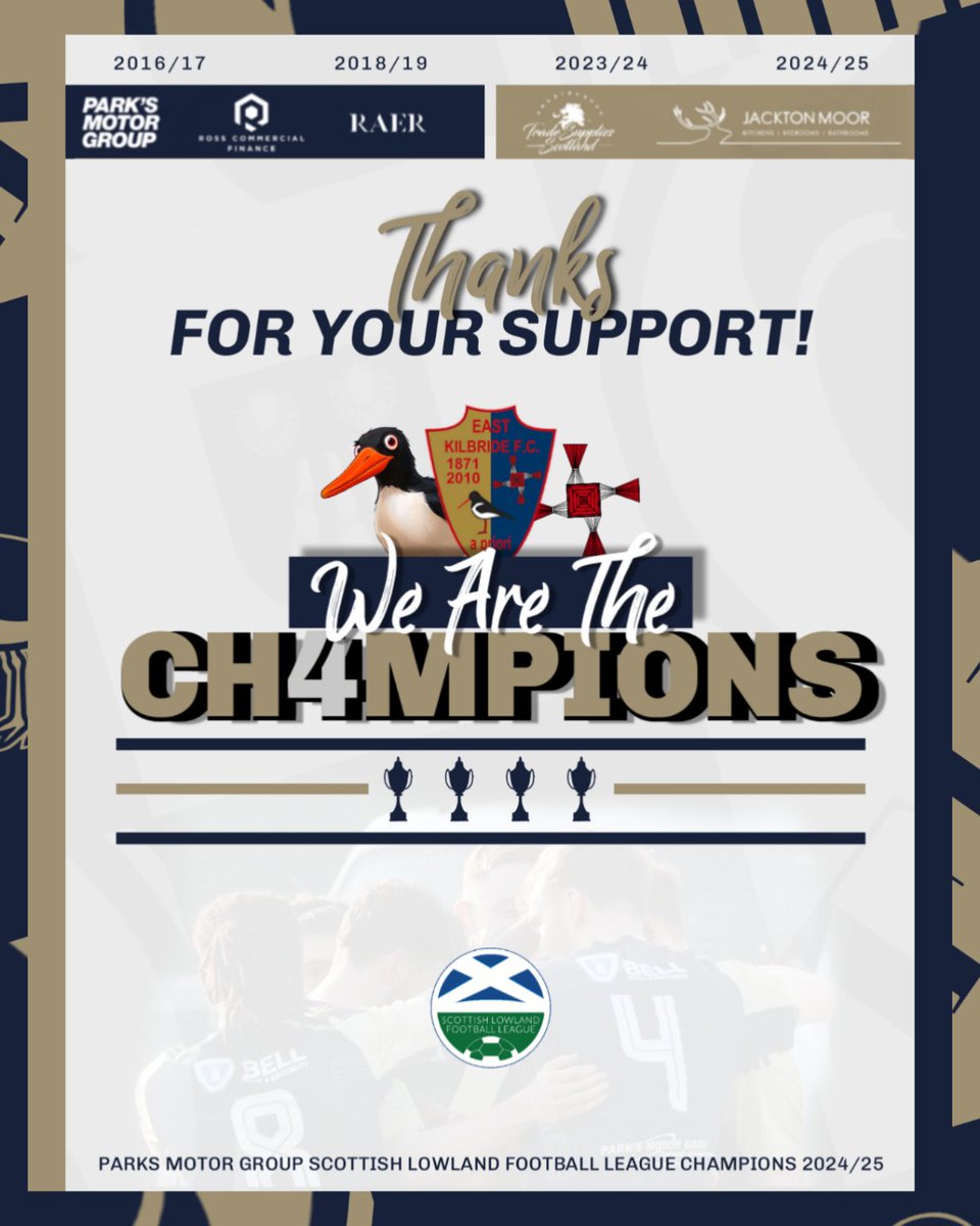 officialEKFC's tweet image. 🏆 WE ARE THE CH4MPIONS!

Thank you for your support throughout the season so far!

We keep focus.
We keep believing.
WE KEEP GOING! 👊🟦🟨

#wEKeepgoing | #EKFC