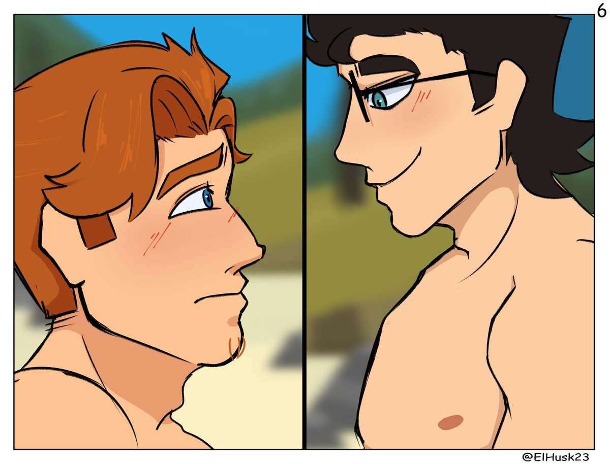 elhusk23's tweet photo. ☀️🌴 Part (2/4) 🔞

#campamentodesventura #disventurecamp4 #nsfw #Logan #Spencer https://t.co/kALoUO4kvf