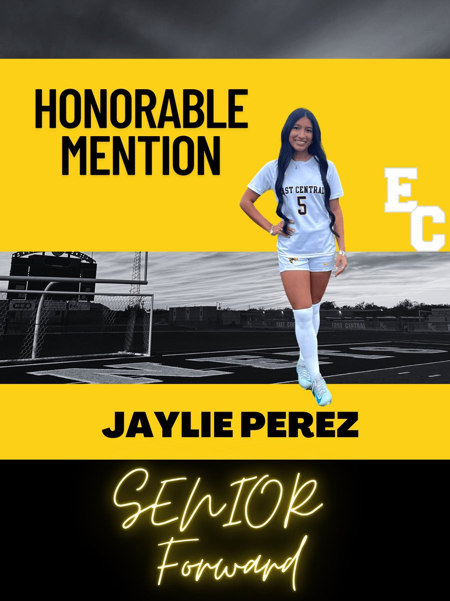 ECGSoccer1's tweet photo. Congrats to Senior Jaylie Perez on earning Honorable Mention! Your dedication, skill, and passion have been such an inspiration to us all. We are proud of you! #epride https://t.co/mYqjEAXTVR