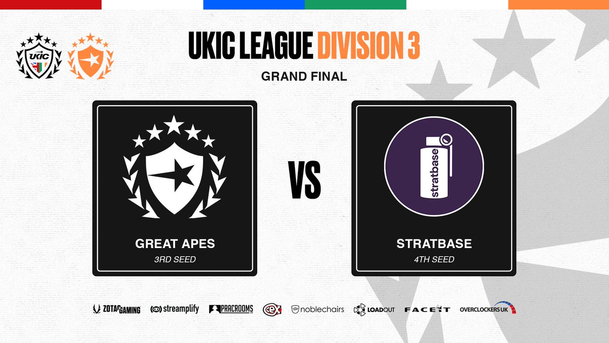 For 360k <a href="/FACEIT/">FACEIT</a> points and bragging rights it's the div 3 final 🥊

Will <a href="/stratbaseapp/">Stratbase</a> or Great Apes emerge the winners here?

<a href="/sh1nTV/">Alessandro</a> &amp; <a href="/OneWingCS/">Xander</a> to take you through 🎙️