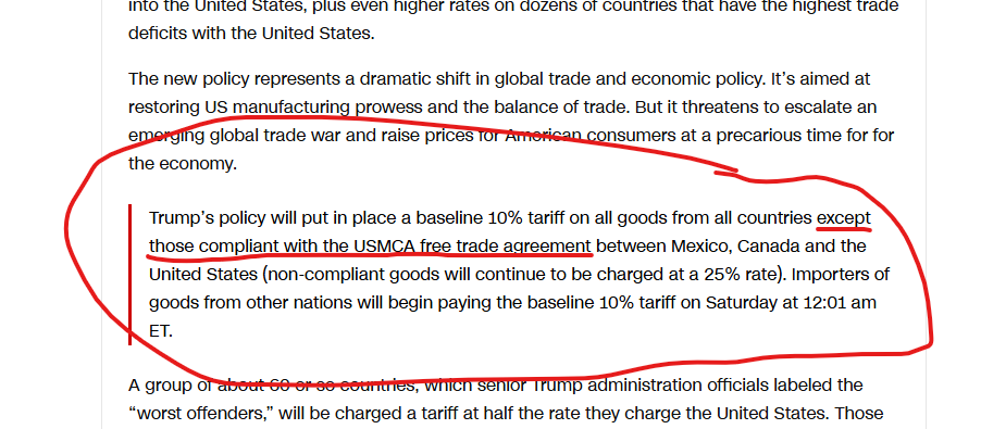 Canada may be exempt from today's Liberation Day tariffs? <a href="/CNN/">CNN</a> reporting this: cnn.com/business/live-… #cdnecon