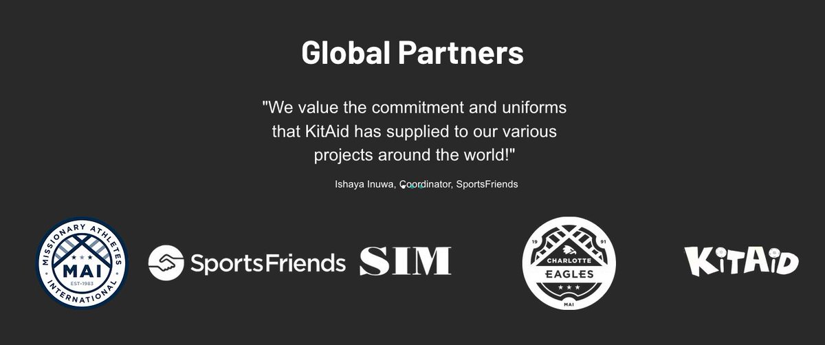 🤝 Global Partners 🤝

We are delighted to have our global partners who help us get our kit to those who most need it.

We are excited to grow our partnerships as we continue to expand our reach!

#Partnership #Partnerships #KitAidUSA #KitAid