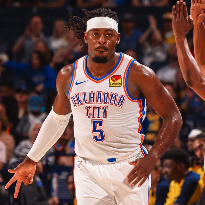 Luguentz "Defensive Player of the Year" Dort

Stars' scoring vs OKC this season:

Donovan Mitchell: 9.5 PPG on 28.2 TS%
Luka Doncic: 16.0 PPG on 46.5 TS%
Jaylen Brown: 15.5 PPG on 43.4 TS%
Cade Cunningham: 11 PPG on 29.8 TS%
Ja Morant: 20 PPG on 44.1 TS%
LeBron James: 12 PPG on