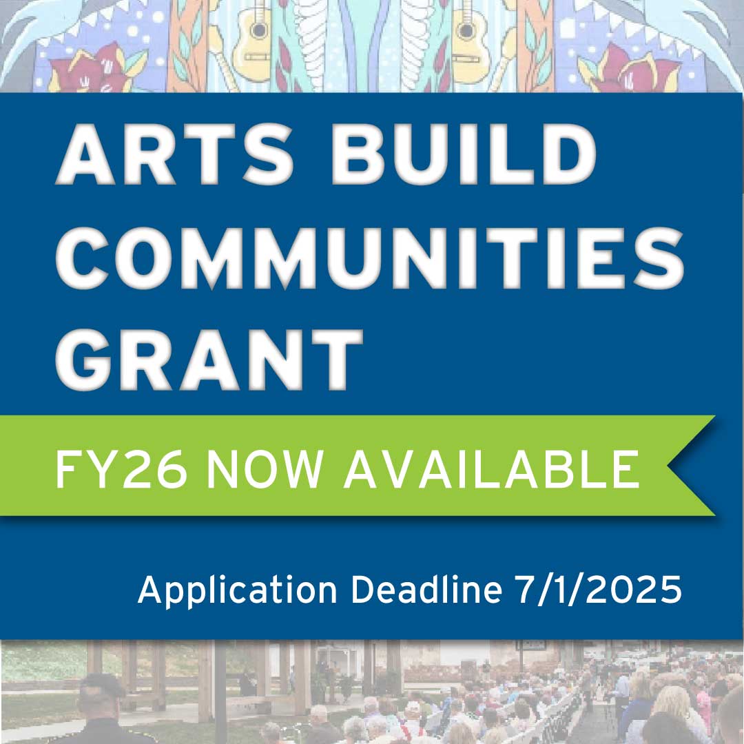 The Tennessee Arts Commission is currently accepting applications for the Arts Build Communities (ABC) grant program! This is your chance to get funding for projects that bring the arts to your community.