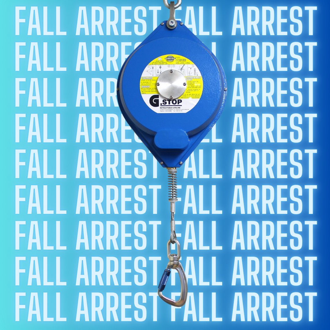 RiggitServices's tweet photo. FALL ARREST (also known as SRL - self retracting lifeline) is a safety device designed to stop a fall and reduce impact forces, preventing injuries. These systems are installed in specific locations, allowing riggers to safely access and climb structures when needed. https://t.co/Yppn1YkqAe
