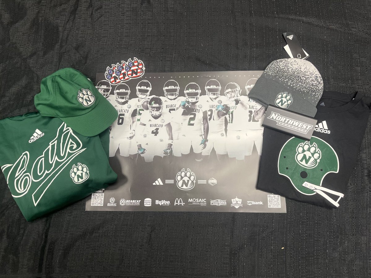 Northwest Athletics (@bearcatsports) on Twitter photo 🚨𝙂𝙄𝙑𝙀𝘼𝙒𝘼𝙔 𝘼𝙇𝙀𝙍𝙏🚨
Support your Bearcats on <a href="/NWMOSTATE/">Northwest Missouri State University</a> 𝘿𝙖𝙮 𝙤𝙛 𝙂𝙧𝙚𝙚𝙣! 💚💰
𝙇𝙞𝙠𝙚 and 𝙧𝙚𝙥𝙤𝙨𝙩 for a chance to win a <a href="/NWBearcat_FB/">Northwest Football</a> team gear bundle!
#OABAAB 🚨𝙂𝙄𝙑𝙀𝘼𝙒𝘼𝙔 𝘼𝙇𝙀𝙍𝙏🚨
Support your Bearcats on <a href="/NWMOSTATE/">Northwest Missouri State University</a> 𝘿𝙖𝙮 𝙤𝙛 𝙂𝙧𝙚𝙚𝙣! 💚💰
𝙇𝙞𝙠𝙚 and 𝙧𝙚𝙥𝙤𝙨𝙩 for a chance to win a <a href="/NWBearcat_FB/">Northwest Football</a> team gear bundle!
#OABAAB