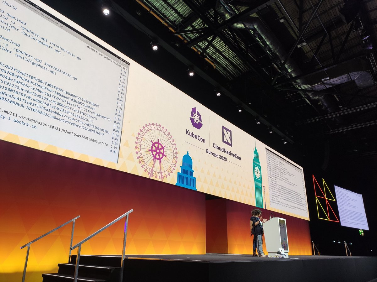 <a href="/aurelievache/">Aurélie Vache 🥑🐳🦸‍♀️✏️</a> <a href="/srinerine/">sherine khoury</a> <a href="/KubeCon_/">Kubecon_</a> <a href="/Podman_io/">Podman</a> <a href="/Docker/">Docker</a> <a href="/project_harbor/">Project Harbor</a> Great talk! I learned a few things today. Congrats <a href="/aurelievache/">Aurélie Vache 🥑🐳🦸‍♀️✏️</a> <a href="/srinerine/">sherine khoury</a>