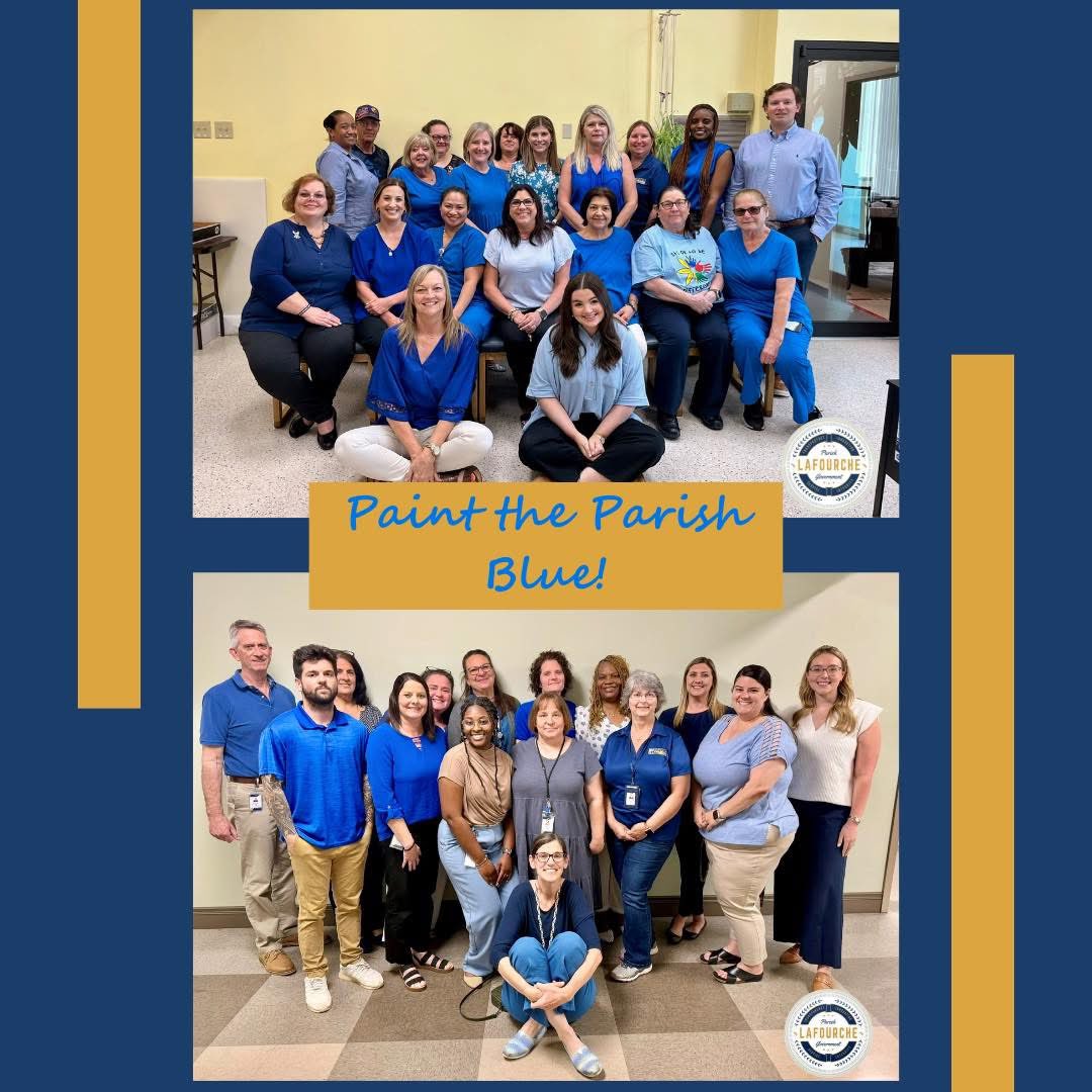 Parish President Archie Chaisson has proclaimed April as Autism Acceptance Month. He also proclaimed today, April 2, 2025, as Paint the Parish Blue Day for Autism Spectrum Disorder and as Autism Awareness Day in Lafourche Parish. 

More information at: lafourchegov.org/latest-news/pa….