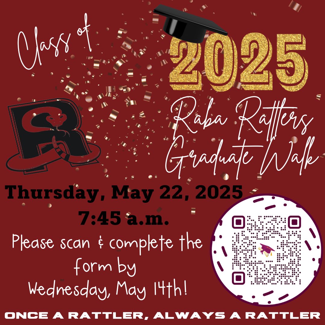Calling Raba's Class of 2025 🐍🎓