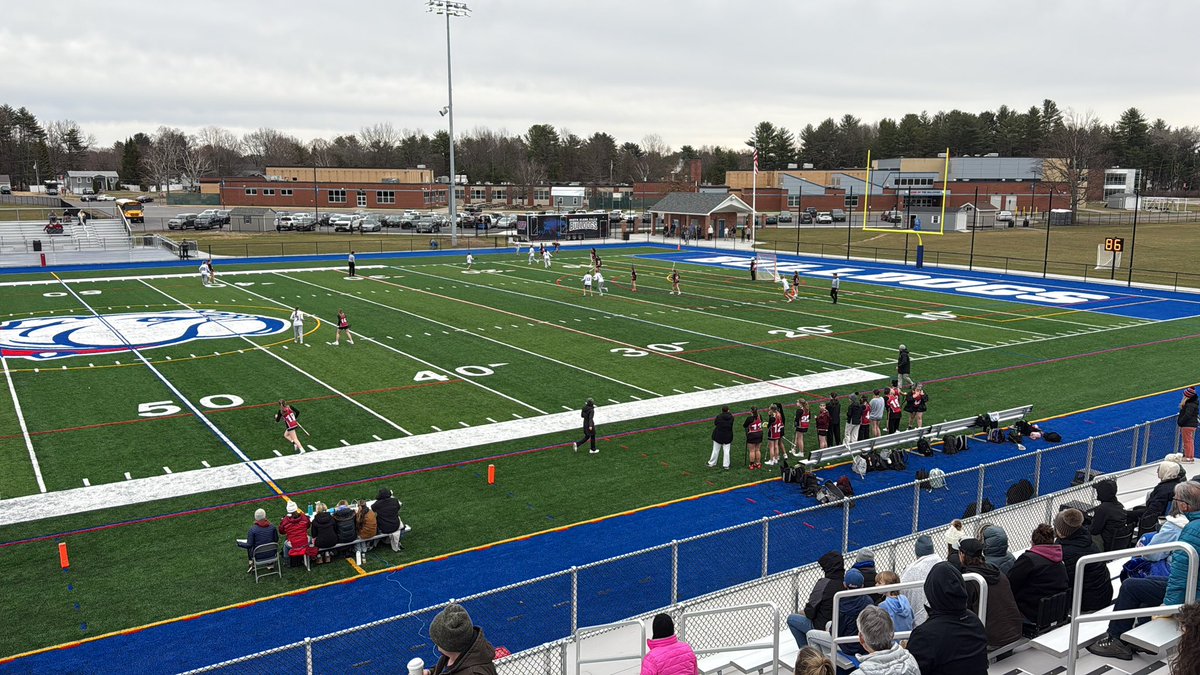 And action! Turf stadium is open for business! GLAX takes on S-G tonight at 5PM! Congrats to Sophie Vittengl on scoring the stadiums first ever official lacrosse goal! Let's go Bulldogs!