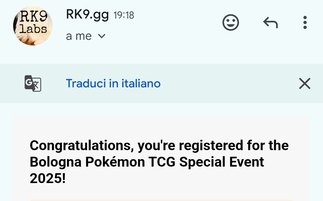 Samatarou's tweet image. See you in Bologna!