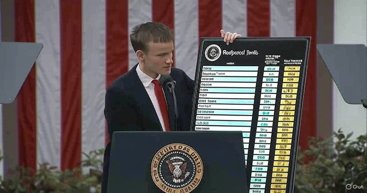 Vitalik announcing reciprocal tariffs on Ethereum L2s.