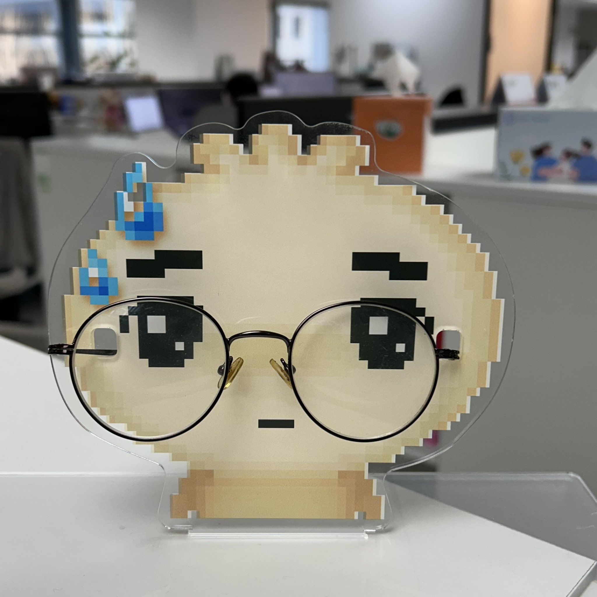 안경만두　アンギョンマンドゥ　ストラップ 안경만두를 보신 적 있으세요? 도트광인, 49 인터뷰
