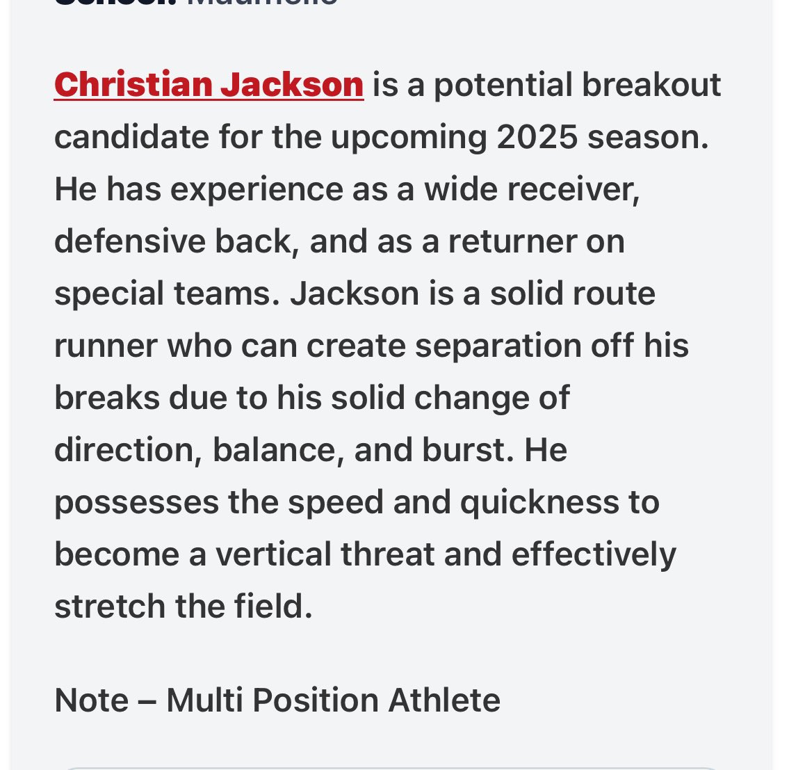 iiam_cjj's tweet image. thanks for the write up🔥🔥 @PrepRedzoneAR @BMop25 @Diamondboyz7v7 @ArRecruitingGuy