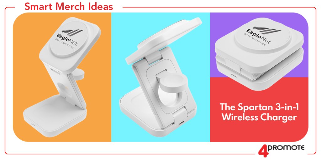 4promote's tweet image. The Spartan 3-in-1 Wireless Charger #WirelessCharger #PhoneAccessory #DeskEsstential ow.ly/Wfz350VsRsW