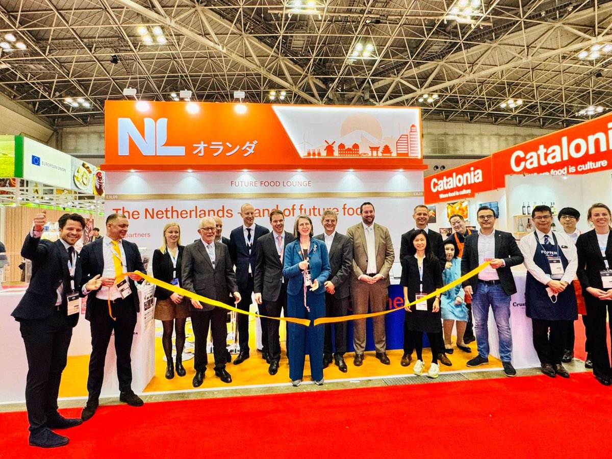 Foodex, Asia’s leading F&amp;B trade show marked its 50th anniversary! 14 🇳🇱 companies joined forces in the Netherlands Pavilion, which also accommodated a Future Food Lounge, showcasing novel, alt. proteins &amp; healthy products from 🇳🇱, land of future food. 
bit.ly/3YcrTbY