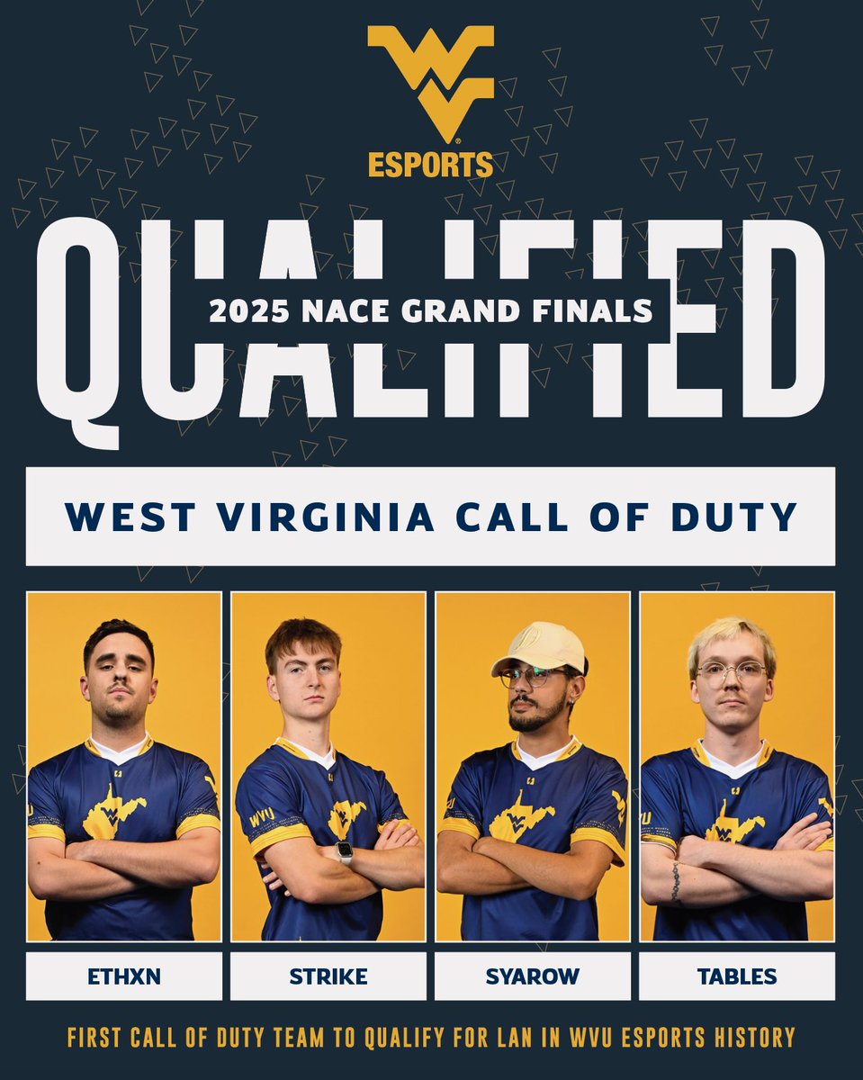 After a 3-0 sweep from WVU Call of Duty they have qualified for LAN in Orlando! Making them the first team to do so since the start of the program!