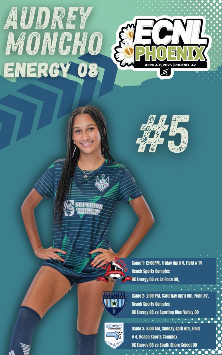 Audrey Moncho (@audreymoncho_) on Twitter photo Excited to be guest playing with <a href="/oefc08girlsecnl/">OEFC 08 Girls ECNL</a> this weekend at #ECNLPHX !! Looking forward to playing in the sun ☀️☀️ Excited to be guest playing with <a href="/oefc08girlsecnl/">OEFC 08 Girls ECNL</a> this weekend at #ECNLPHX !! Looking forward to playing in the sun ☀️☀️