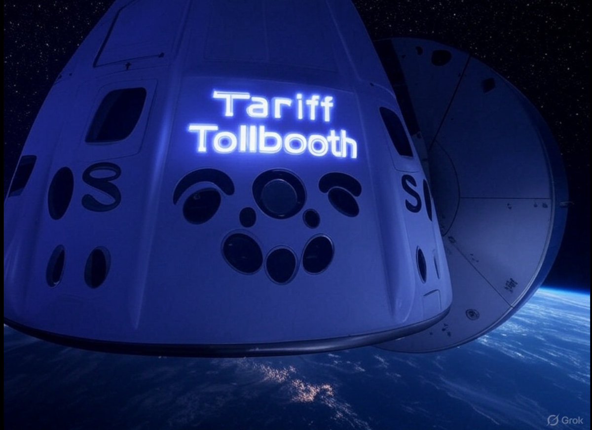Breaking NEWS: SpaceX has informed Fram2,that with liberation day,they will have to clear customs and pay a tariff at ISTS International Space Tariff Station, before returning to Earth.  Boeing has offered to bring them back, but the crew in 100 milliseconds said NO. <a href="/elonmusk/">Elon Musk</a>
