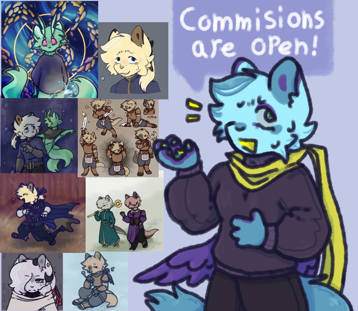SevvyDevvy's tweet photo. Opening c0ms because I have little money haha..ha..animals/furries preferred. Cheap too, so grab them while you can! 5 slots each.
⬇️⬇️⬇️

You can DM me for options that aren't available, like regular, non-surprise drawings and such. https://t.co/Te8YDq02V6