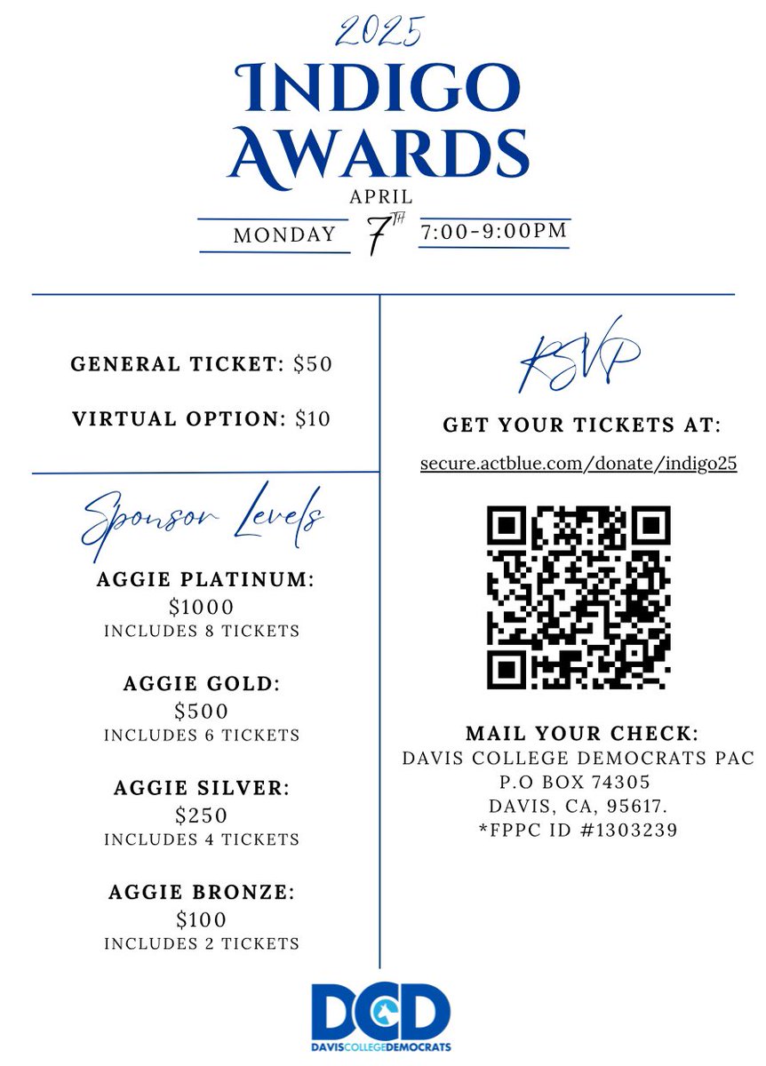 Davis College Democrats tweet media