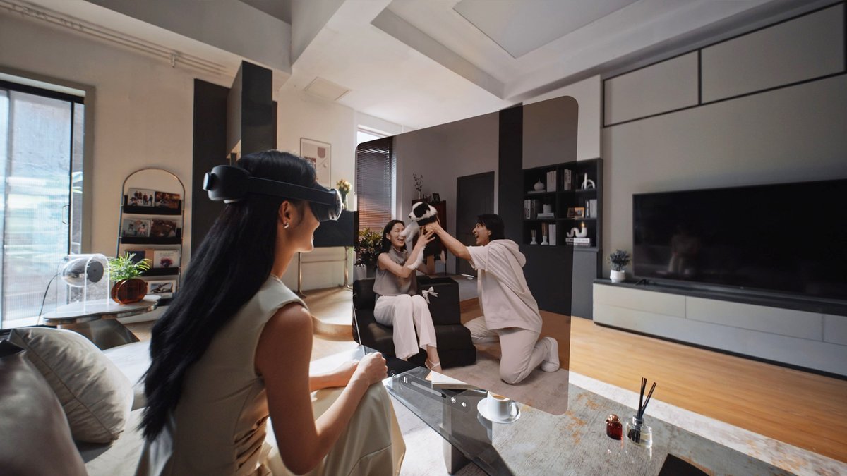 Dream__XR's tweet photo. From creator to viewer - all in Play For Dream MR
🤹‍♀️Create - Capture vivid 3D videos like never before  🎆Experience - Playback with stunning MR clarity  
🔍Transform - The first complete 3D creation &amp; playback system No compromises
The future of visual storytelling starts here🫰 https://t.co/rq7J3vHny2