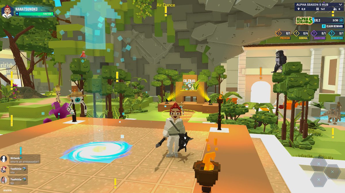 Found an ambassador in <a href="/TheSandboxGame/">The Sandbox</a> Alpha Season 5 hub! Can you find them? tsbga.me/TheSandbox #AlphaSeason5