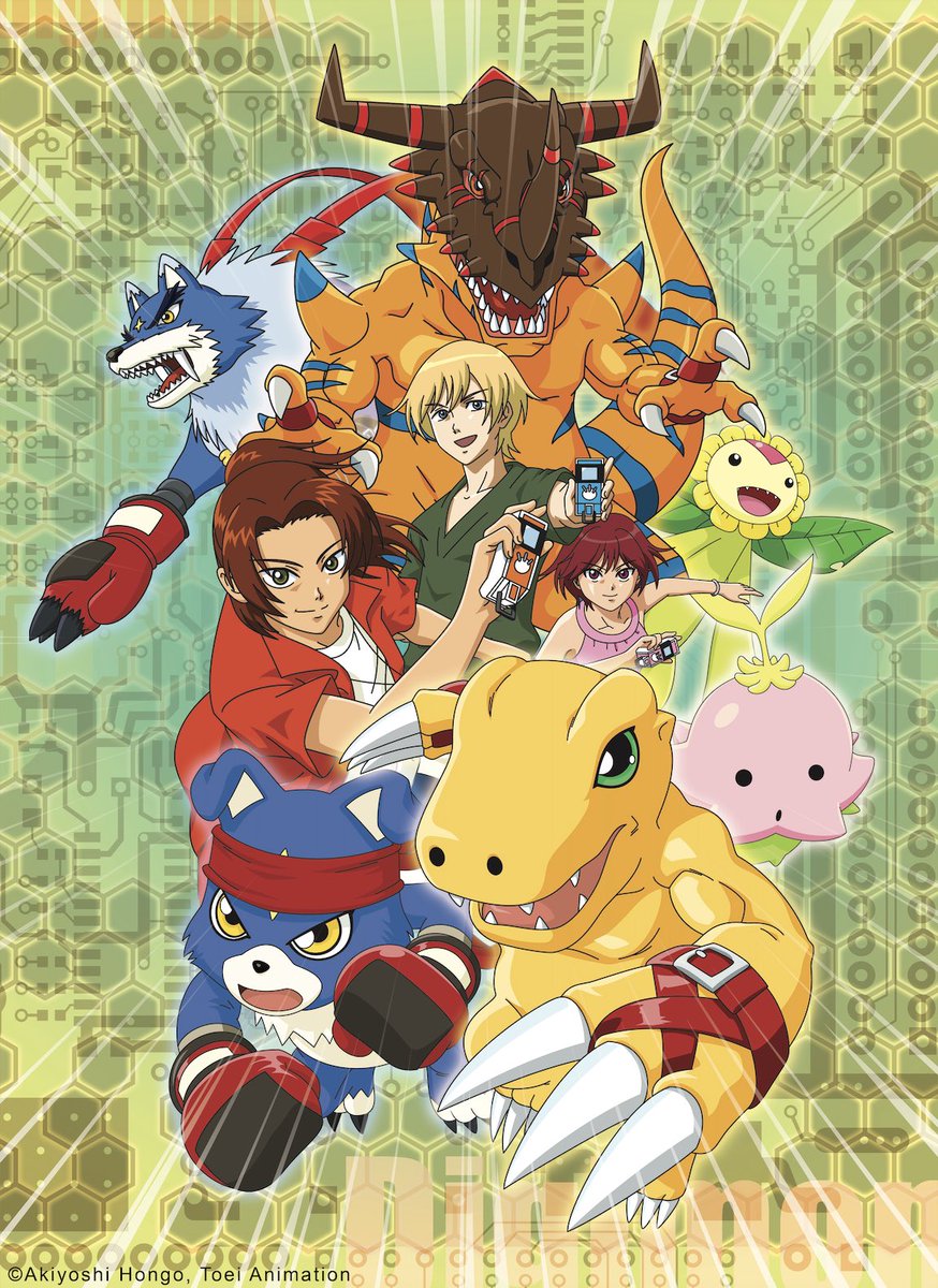 ToeiAnimationLA's tweet image. ¡Continúa la fiesta en el Digimundo! 🎉 Un día como hoy del 2006, se estrenó Digimon Data Squad en Japón. 📱🦖

Comparte este post si recuerdas haberla visto. 

#Digimon 🧡 #DigimonDataSquad
